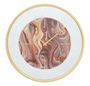 Horloge murale ronde miroir design contemporain Mixte