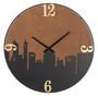 Horloge murale ville cm ø 60x2