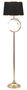 Lampadaire doré design motifs géométriques BRUXELLES Signature