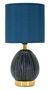 Lampe de chevet bleu design relief moderne élégant FLAVI