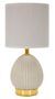 Lampe de chevet gris design relief moderne élégant FLAVI