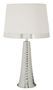 Lampe de table argentée design moderne élégant TOWER