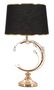 Lampe de table dorée motifs géométriques BRUXELLES Élégance