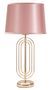 Lampe de table dorée rose design glamour élégant KRISTA