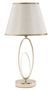 Lampe de table Glam Flush doré crème design élégant