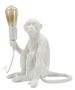Lampe de table singe blanc design sculptural MONKEY ICON