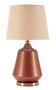 Lampe design élégante aux formes douces et finitions cuivrées ROSEN