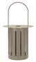 Lanterne saturne gris coquille cm ø 24x43