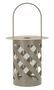 Lanterne twist saturne gris colombe cm ø 23x43