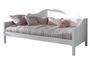 Lit banquette AMORI 90x200 – Blanc laqué, sommier & tiroir lit en option