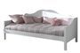 Lit banquette AMORI 90x200 – Blanc laqué, sommier & tiroir lit en option