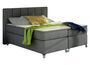 Lit boxspring 140x200 cm tissu anthracite Balfor