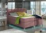 Lit boxspring 160x200 cm velours rose clair Balfor