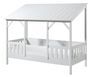 Lit cabane MILA 90x200 cm – Pin massif blanc