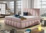 Lit continental tissu rose Florencia
