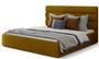 Lit design velours jaune Klarina