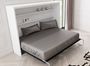 Lit escamotable horizontal 90x180 cm avec étagères intérieures Rankar