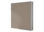 Lit escamotable vertical frêne blanc et porte beige kanto 160x190 cm