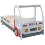 Lit voiture de police avec bureau pour enfants 90 x 200 cm