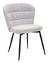 Lot de 2 chaises grise design années 70 Ela