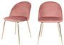 Lot de 2 chaises velours PINOZ – Élégance contemporaine
