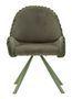 Lot de 2 chaises vertes enveloppantes pour salle à manger Elio