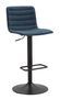 Lot de 2 tabourets de bar réglables bleu marine design