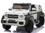 Mercedes G63 AMG blanche Voiture enfant électrique Mercedes