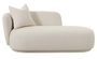 Méridienne MYKONOS – Tissu bouclette beige