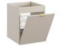 Meuble d'appoint suspendu DALIA Cachemire 40 cm avec panier à linge intégré