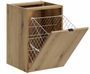 Meuble panier à linge suspendu NOVA OAK – Rangement malin et élégance naturelle pour la salle de bain