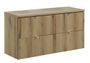 Meuble salle de bain suspendu 4 tiroirs NOVA OAK 120 cm