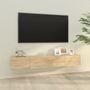 Meubles TV 2 pcs Chêne Sonoma 100x30x30 cm Bois d'ingénierie