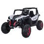 Mini buggy électrique 12V Polaris blanc