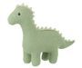 Mini dinosaure en coton vert menthe Elena H 15 cm