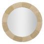 Miroir mural rond effet pierre style naturel Mira