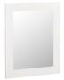 Miroir provençale bois massif de mindi blanc Kirest 90x110 cm