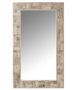 Miroir rectangulaire bois recyclé blanc délavé Leroy L 150 cm