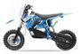 Moto cross électrique 800W brushless 48V 12/10 NRG turbo bleu