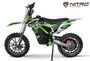 Moto cross électrique enfant Gazelle 550W Lithium vert 10/10 pouces