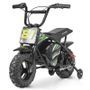 Moto électrique enfant avec petites roues 250W 24V vert Strike