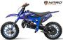 Moto enfant 49cc flash 10/10 bleu - 50 km/h