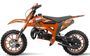 Moto enfant 49cc flash 10/10 orange - 50 km/h