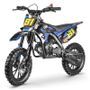 MX Storm 50cc bleu moto cross enfant