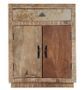 Petit buffet 2 portes 1 tiroir manguier massif clair Grey