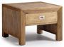 Petite table d’appoint en bois massif naturel MAZARI
