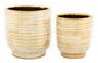 Porte-vase mélody ensemble 2 pièces cm ø 23x24-17,5x19