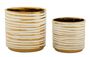 Porte-vases blom, lot de 2 pièces, ø 23 x 22 cm - 18 x 17,5 cm