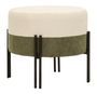 Pouf bicolore design moderne Julia