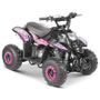 Quad 110cc enfant Bibou luxe noir et rose